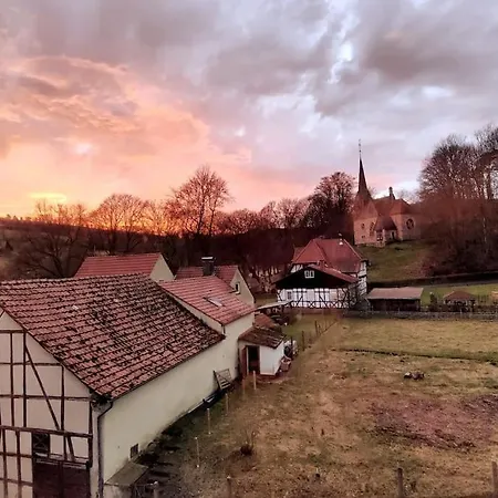 Gemuetliches Fachwerkhaus Im Mittelgebirge Hessen Thueringen Feriehus Herleshausen